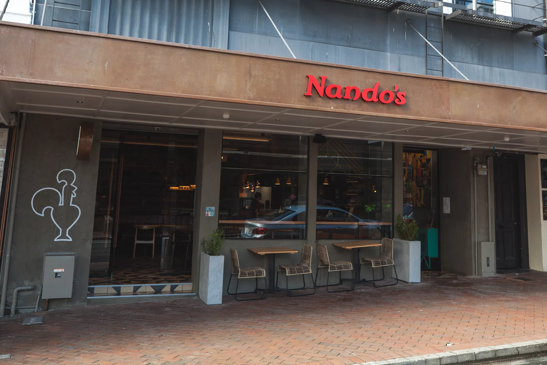 Nandos Dunedin Shopfront